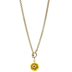 Hot Lido Necklace - Yellow - Anemone Red Jewelry