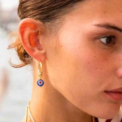 Hot Schiona Earrings Large- Blue And Red Jewelry