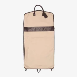 Sale Battistoni Canvas And Leather Garment Bag For Men
