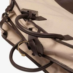 For Men-ISSIMO Battistoni Canvas And Leather Garment Bag