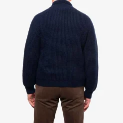 For Men-Battistoni Cashmere Zipped Cardigan - Made To Order