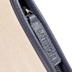 Best Leather And Canvas Shirt-Case - Blue For Men