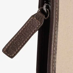 Clearance Leather Inserts Tie-Case - Brown For Men