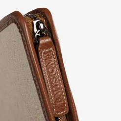 Discount Leather Inserts Tie-Case - Tan For Men