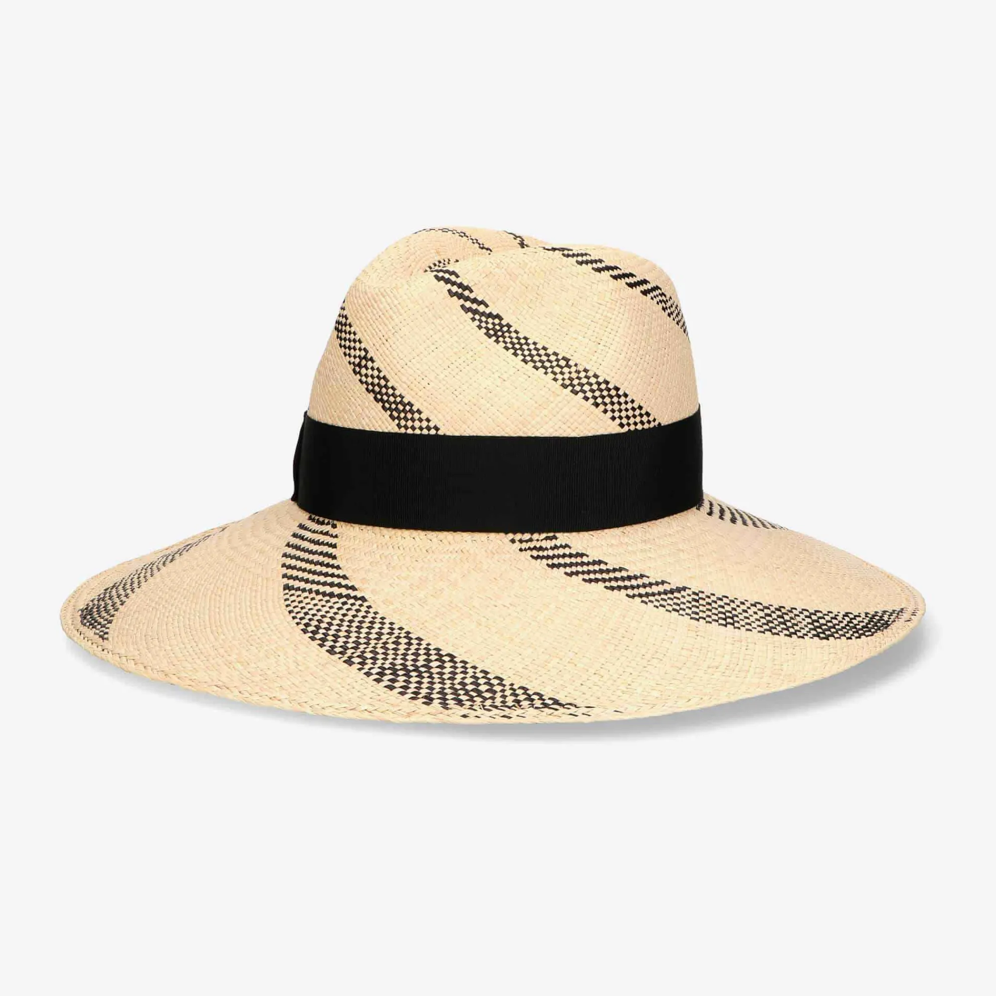 Accessories-Borsalino Sophie Pattern Broad Brim Hat