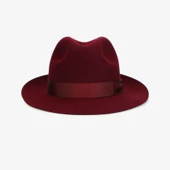Sale Wine Red Marengo Hat For Men