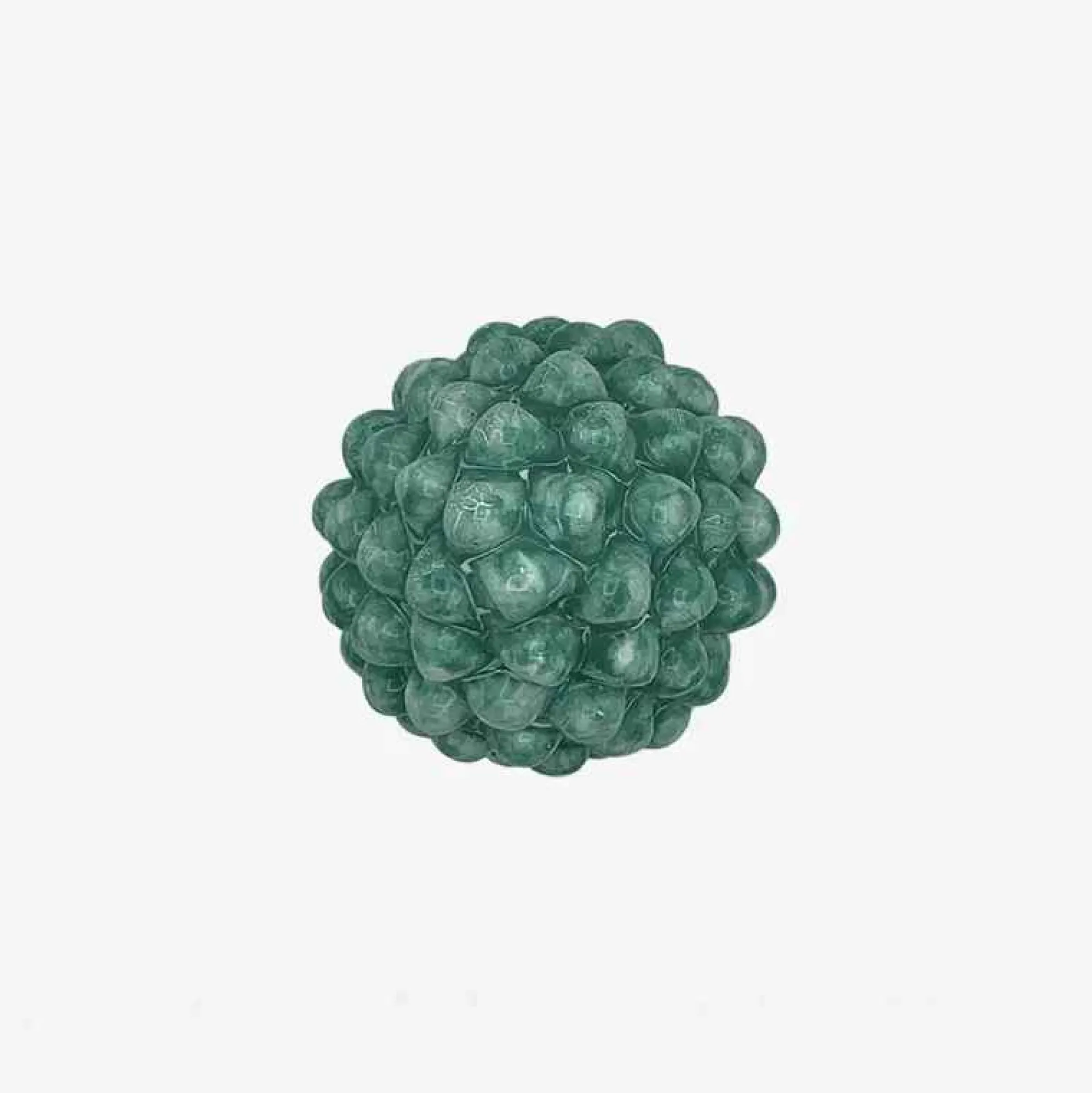 Artisans-Ceramiche Mennella Artisanal Light Green Pinecone - Made To Order