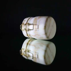 Clearance Miss Marble Calacatta Ivory, Lorenza Bozzoli Design - Made To Order Kitchen