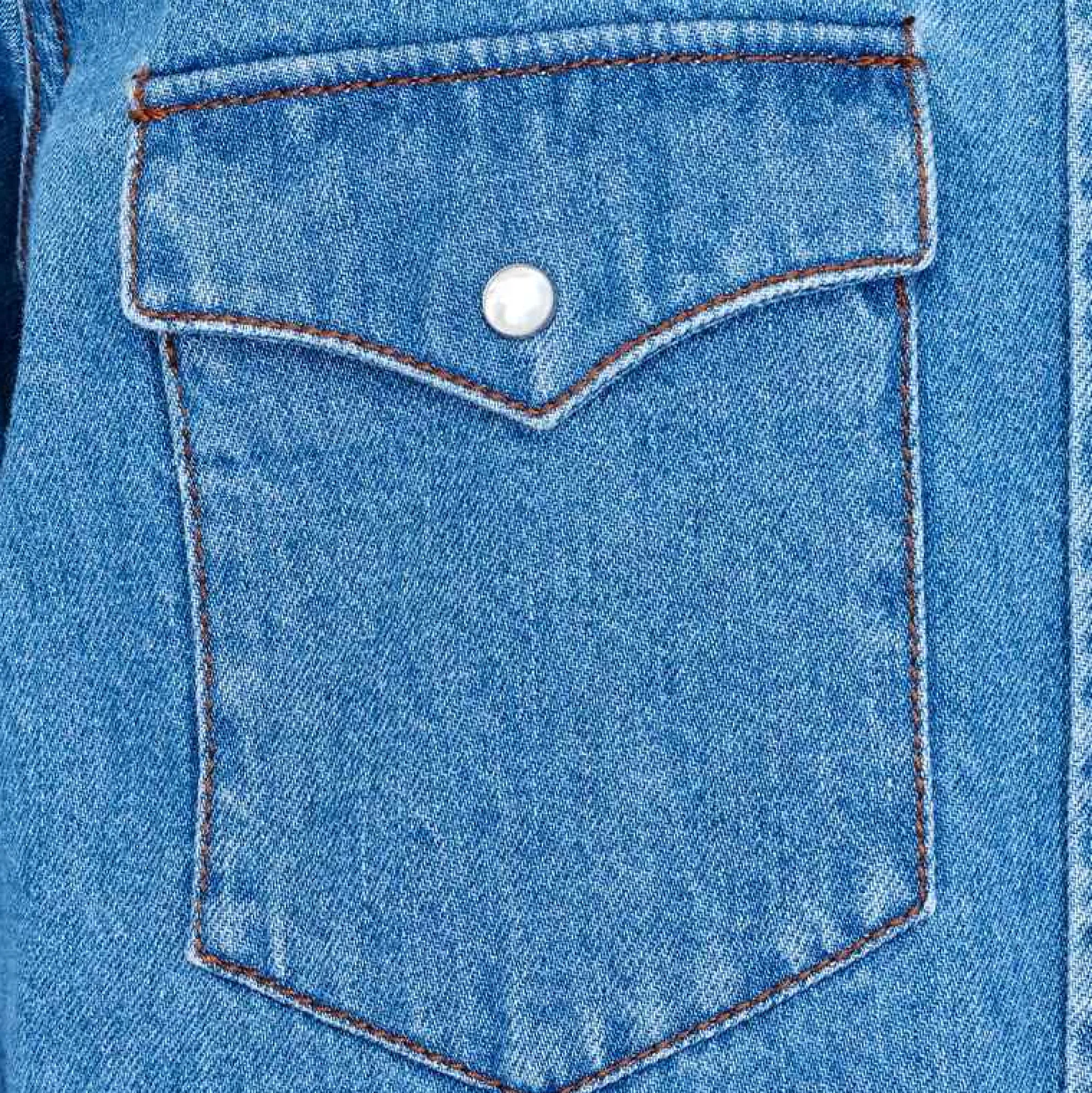 The Dina Shirt Denim Tops & T-Shirts