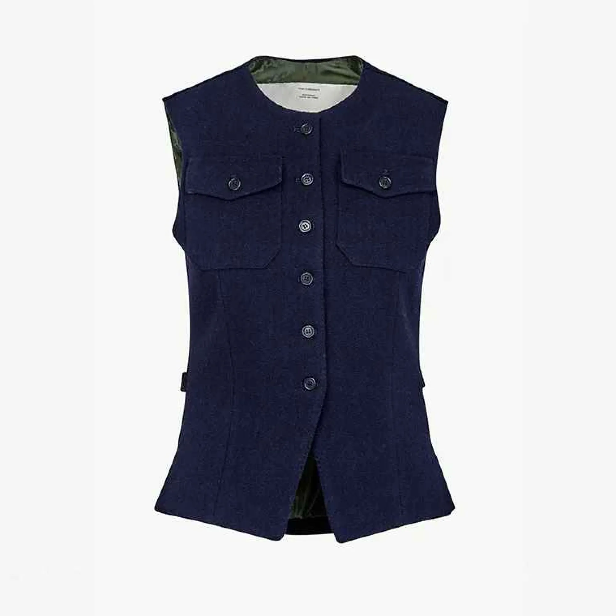 Outlet The Lucia Vest Virgin Wool Outerwear