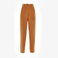Discount Burned Orange Pinces Trousers Bottoms