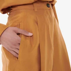 Discount Burned Orange Pinces Trousers Bottoms