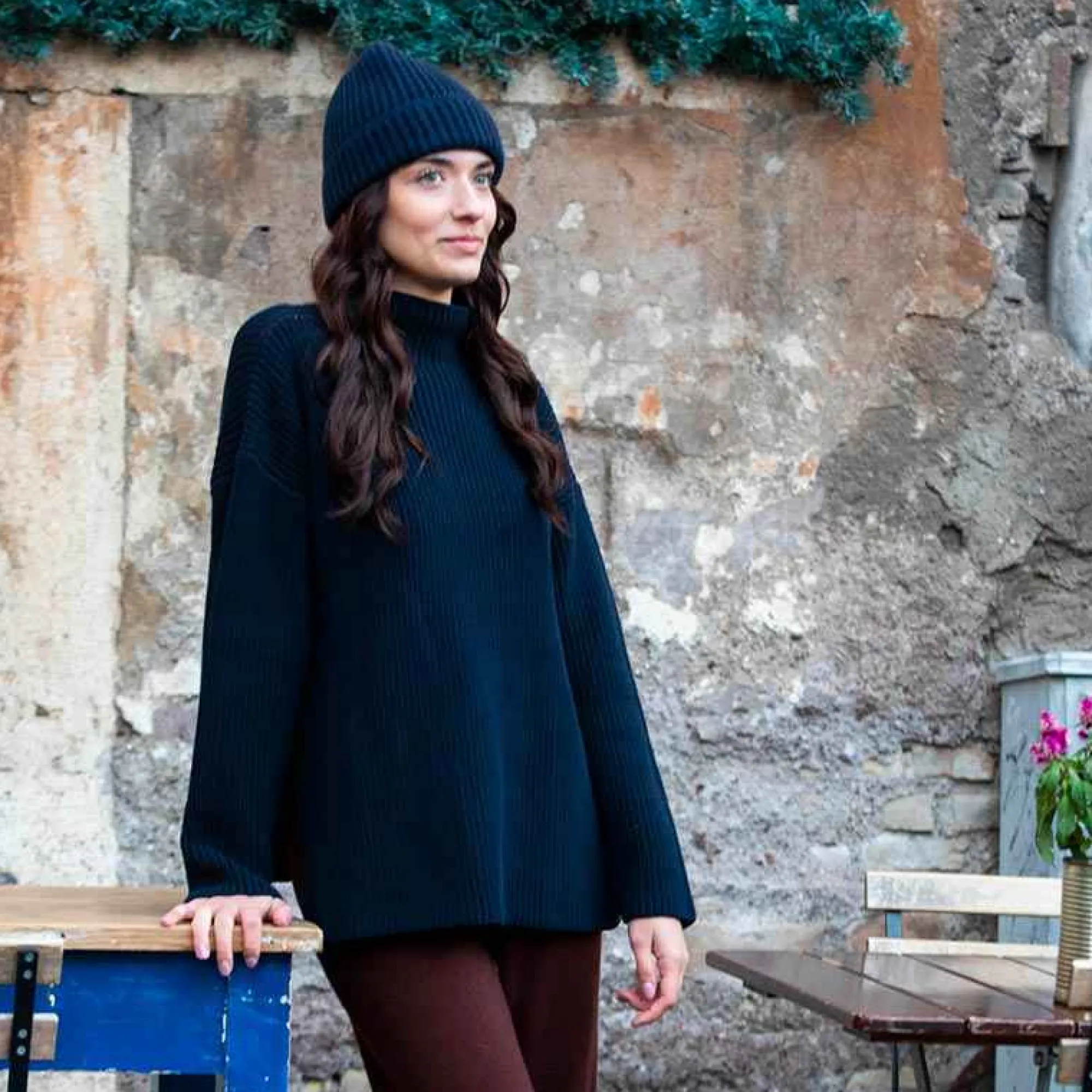 Bottoms-ISSIMO Cashmere Lounge Sweatpants - Cocoa