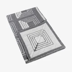 Online Pantheon Cashmere Blanket - Grey Bedroom