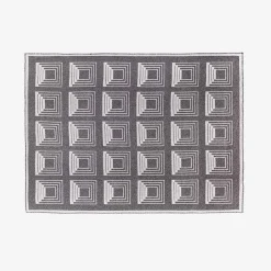 Online Pantheon Cashmere Blanket - Grey Bedroom