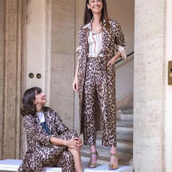 Online X Alberto Biani Leopard Dressing Gown Lingerie & Nightwear