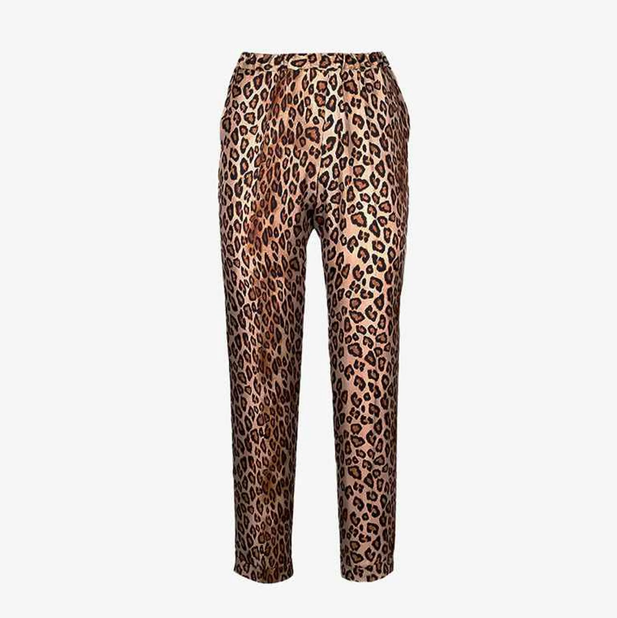 Discount X Alberto Biani Leopard Trousers Bottoms