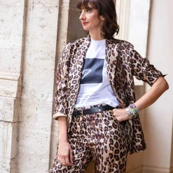 Clearance X Alberto Biani Oversized Boyfriend Jacket Outerwear