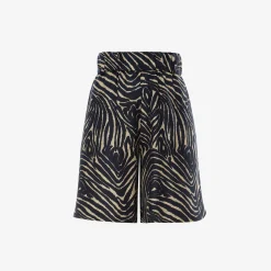 Best X Alberto Biani Zebra Bermuda Shorts Bottoms