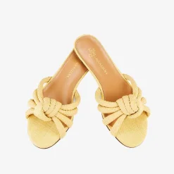 Best X Aquazzura Flat Woven Rafia - Natural Shoes