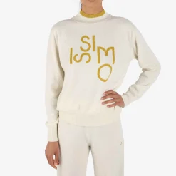 Hot X Chinti & Parker Chic- Sweater Cream Knitwear