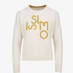 Hot X Chinti & Parker Chic- Sweater Cream Knitwear