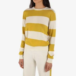 Hot X Chinti & Parker Classico Sweater Cream Yellow Knitwear