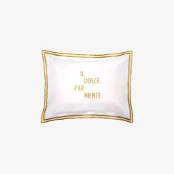 Clearance X Frette Boudoir Pillow Case "Dolce Far Niente" Bedroom