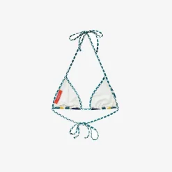 Discount X La Doublej Bikini Top - Blue Solar Placee Beachwear