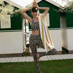 Sale X La Doublej Leggings - Ping Pong Nero Bottoms