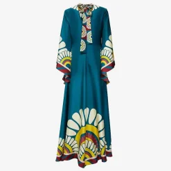 Sale X La Doublej Magnifico Dress - Blue Solar Placee Dresses