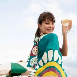 Sale X La Doublej Magnifico Dress - Blue Solar Placee Dresses