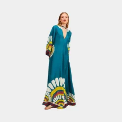 Sale X La Doublej Magnifico Dress - Blue Solar Placee Dresses