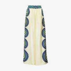 X La Doublej Palazzo Pants - White Solar Placee Bottoms