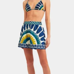 X La Doublej Pull-Up Shorts - White Solar Placee Bottoms