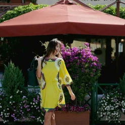 Hot X La Doublej Sorellina Dress - Yellow Solar Placee Dresses