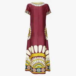 Clearance X La Doublej Swing Dress - Bordeaux Solar Placee Dresses