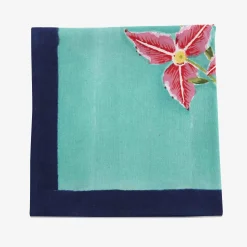 Outlet X Lisa Corti Bougainvillea Stripes Napkin Tableware