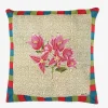 Online X Lisa Corti Bougainvillea Spiral Pillow Living Room