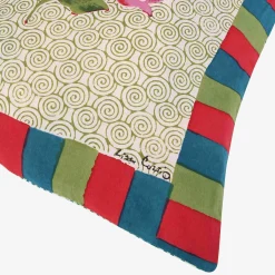 Online X Lisa Corti Bougainvillea Spiral Pillow Living Room