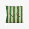 Online X Lisa Corti Bougainvillea Mustard Stripes Pillow Living Room