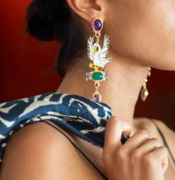 New X Percossi Papi Pellicano Earrings Jewelry