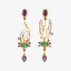 New X Percossi Papi Pellicano Earrings Jewelry