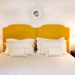 Clearance X Rivolta Carmignani Scallop Boudoir Sham Mustard Bedroom