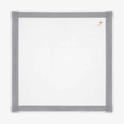 X Schostal Handkerchief With Corna Embroidery - Grey For Men