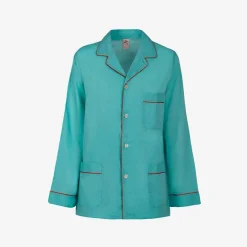 Best X Schostal Unisex Pyjama - Turquoise & Orange For Men