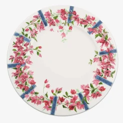 New X Villeroy & Boch Bougainvillea Show Plate, Set Of 6 Tableware