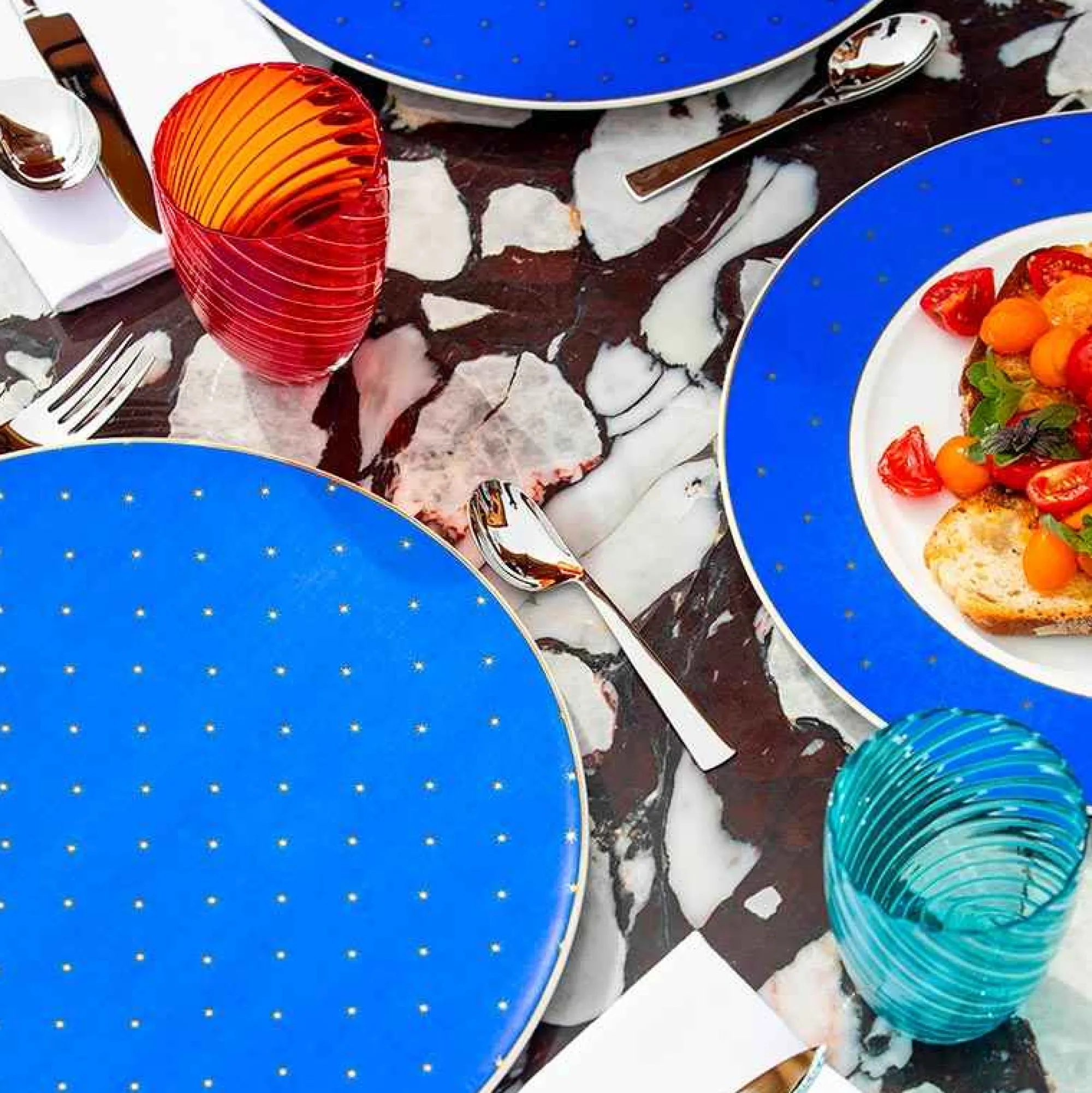 Tableware-ISSIMO X Villeroy & Boch Giotto Flat Plate, Set Of 6