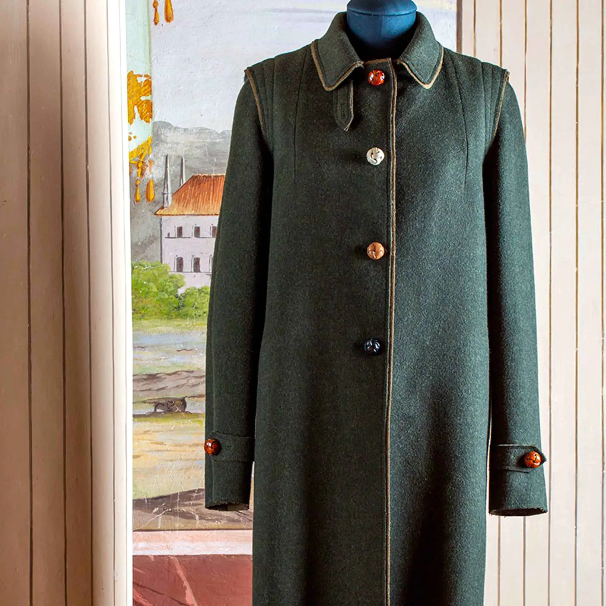 New Women'S Classic Loden Coat - Made To Order Outerwear