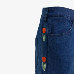 Outlet Amelia Blue Denim Bottoms